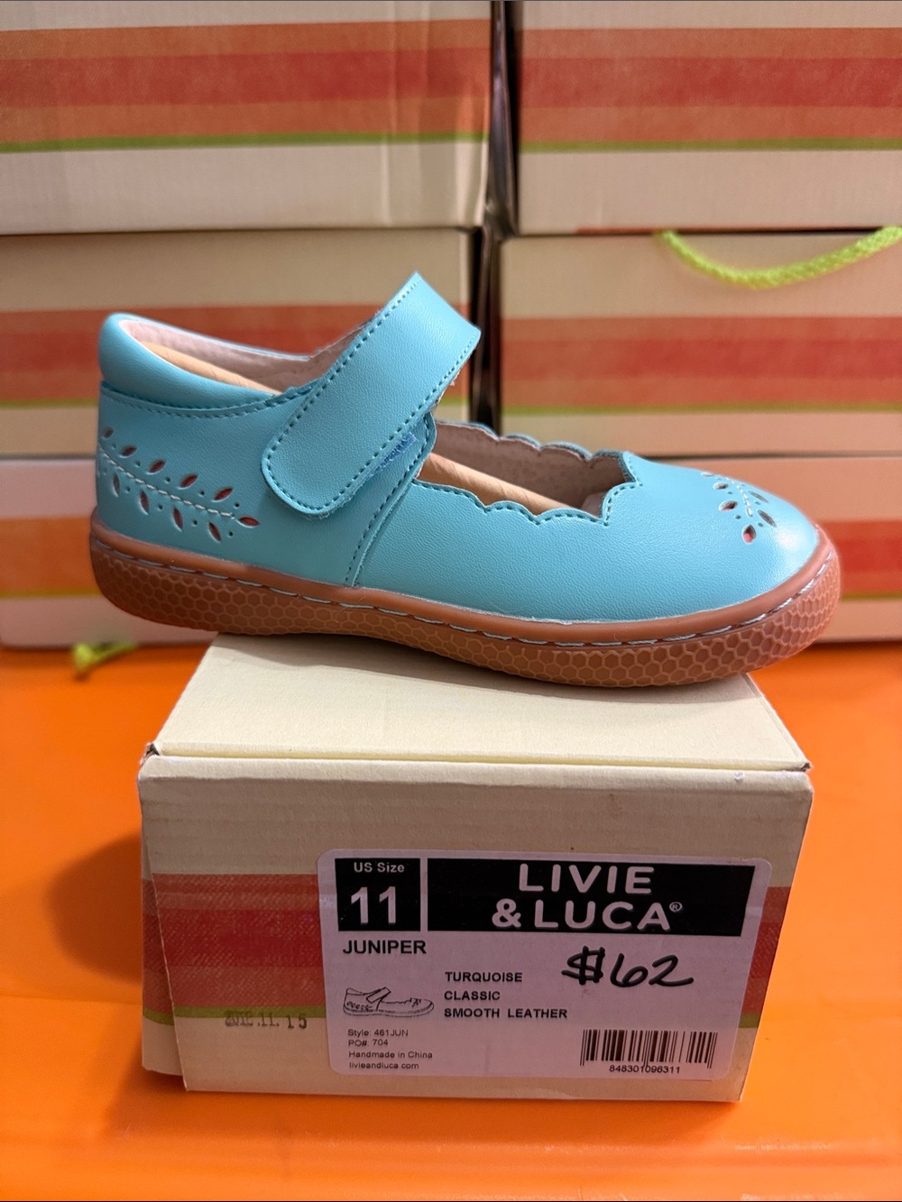 Livie & Luca Turquoise Juniper Mary Jane Shoe